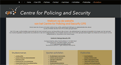 Desktop Screenshot of politiestudies.be